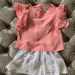 NWT Azul Kids Girls Ruffle Skirt Sz. med